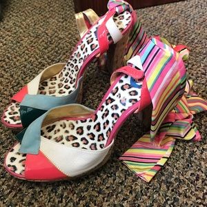 Wildly fun wrap heels